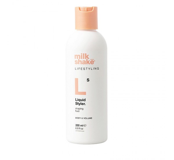 Уплътняващ течен гланц за блясък и обем milk_shake Lifestyling Liquid Styler 200ml